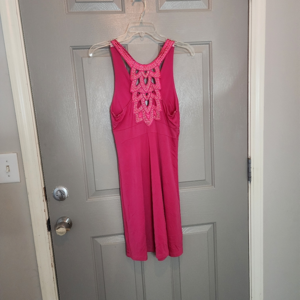 Ladies Large 12/14 Barbie Pink Charlotte Russe Mini Dress